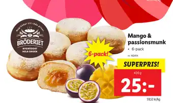 Lidl Mango & passionsmunk erbjuda