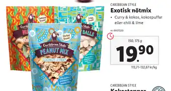 Lidl Exotisk nötmix erbjuda