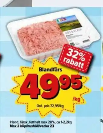 Blandfärs 1kg