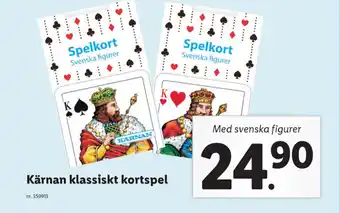 Lidl Kärnan klassiskt kortspel erbjuda