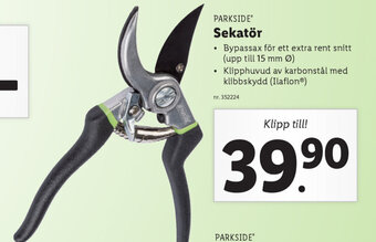 Lidl Sekatör erbjuda