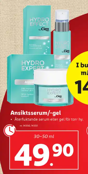 Lidl Ansiktsserum/-gel erbjuda
