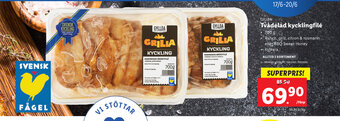 Lidl Tvådelad kycklingfilé erbjuda