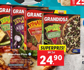 Lidl Grandiosa pizza erbjuda