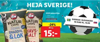 Lidl Olw naturchips erbjuda
