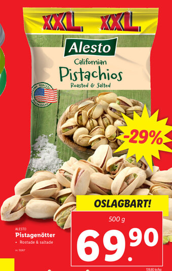 Lidl Pistagenötter erbjuda