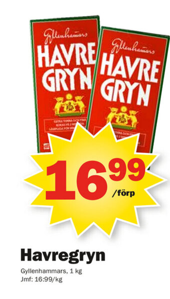 Pekås Havregryn erbjuda