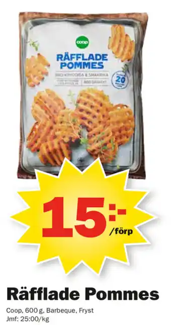 Räfflade pommes