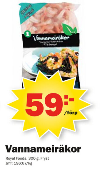 Pekås Vannameiräkor erbjuda