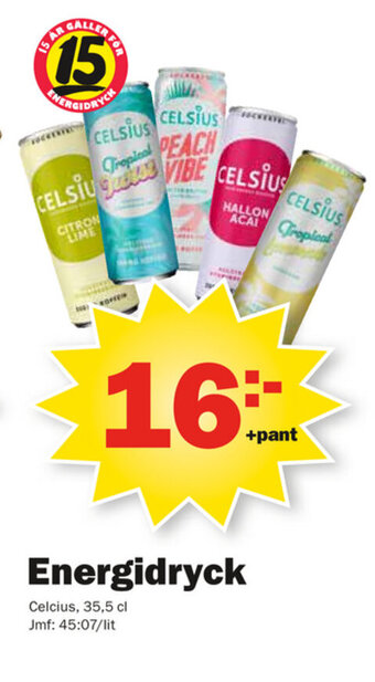 Pekås Energidryck erbjuda