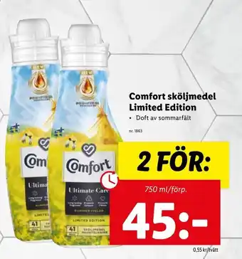 Comfort sköljmedel Limited Edition