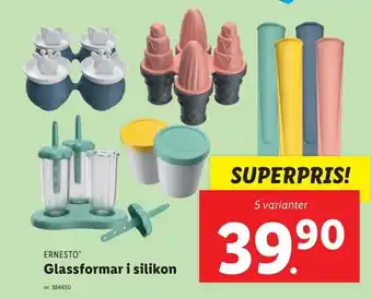 Lidl Glassformar i silikon erbjuda