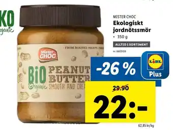 Ekologiskt jordnötssmör