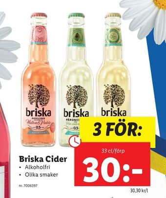 Lidl Briska Cider erbjuda