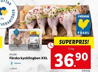 Lidl Färska kycklingben XXL erbjuda