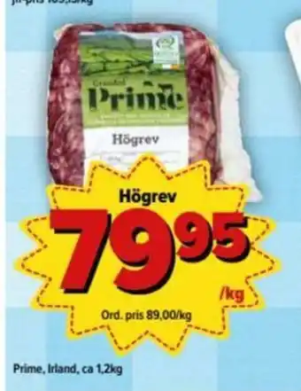 Östenssons Högrev 1kg erbjuda