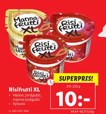 Lidl Risifrutti XL 215-225g erbjuda