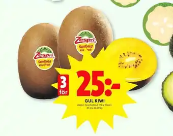 ICA Kvantum Gul Kiwi 3st erbjuda