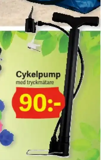 DollarStore Cykelpump erbjuda
