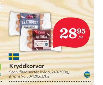 Hemköp Scan bratwurst erbjuda
