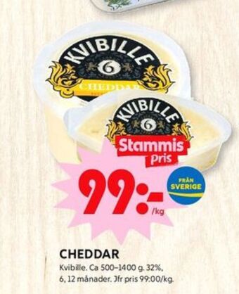 ICA Kvantum Kvibille cheddar erbjuda
