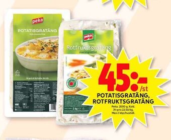 ICA Maxi Peka potatisgratäng erbjuda