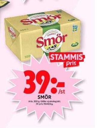 ICA Maxi Svenskt smör erbjuda
