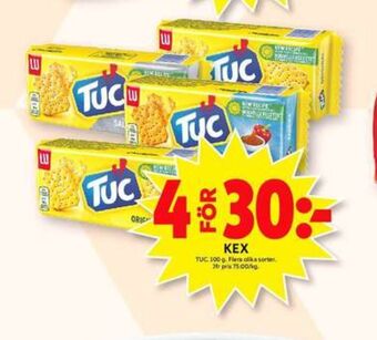 ICA Maxi Tuc kex erbjuda