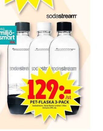 ICA Maxi Sodastream flaskor erbjuda