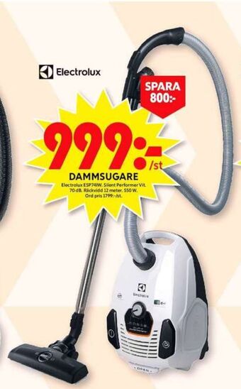 ICA Maxi Electrolux dammsugare erbjuda