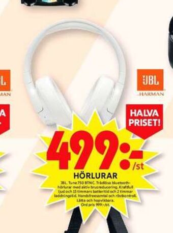 ICA Maxi Jbl headset erbjuda