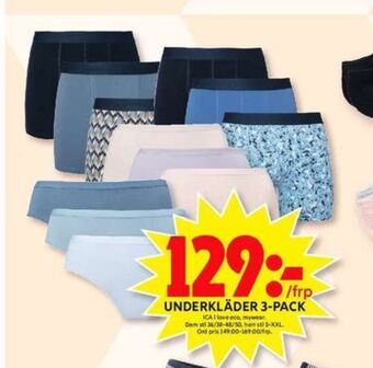 ICA Maxi Ica i love eco underkläder erbjuda