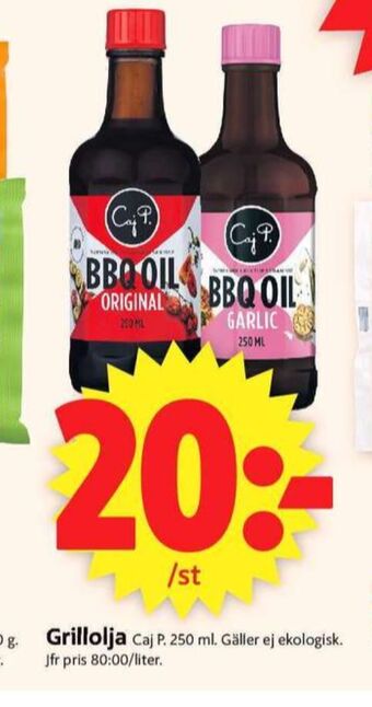 ICA Supermarket Caj p grillolja erbjuda