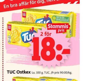 ICA Supermarket Tuc kex erbjuda