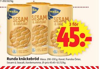 ICA Supermarket Runda knäckebröd erbjuda