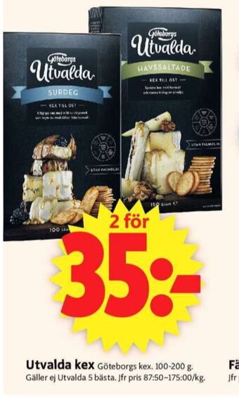 ICA Supermarket Göteborgs utvalda kex erbjuda