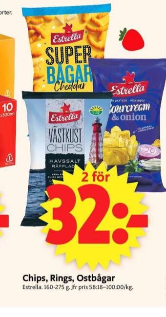 ICA Supermarket Västkustchips erbjuda