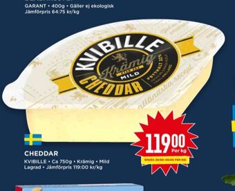 Willys Kvibille cheddar erbjuda