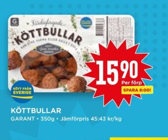 Willys Hemma Garant köttbullar erbjuda