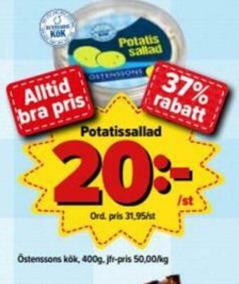 Östenssons Potatissallad erbjuda