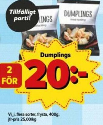 Östenssons Dumplings erbjuda