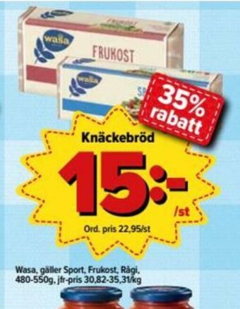 Östenssons Knäckebröd erbjuda