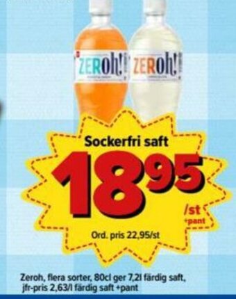 Sockerfri saft