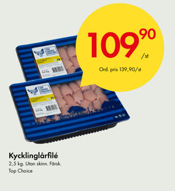Snabbgross Kycklinglårfilé erbjuda