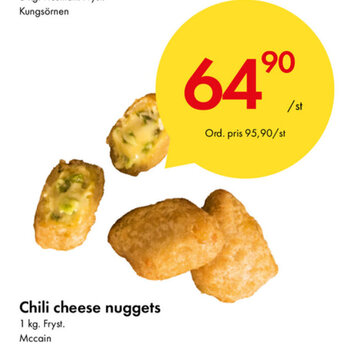 Snabbgross Chili cheese nuggets erbjuda