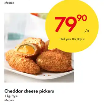 Snabbgross Cheddar cheese pickers erbjuda