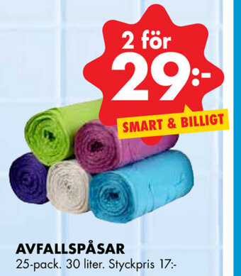ÖoB Avfallspåsar erbjuda