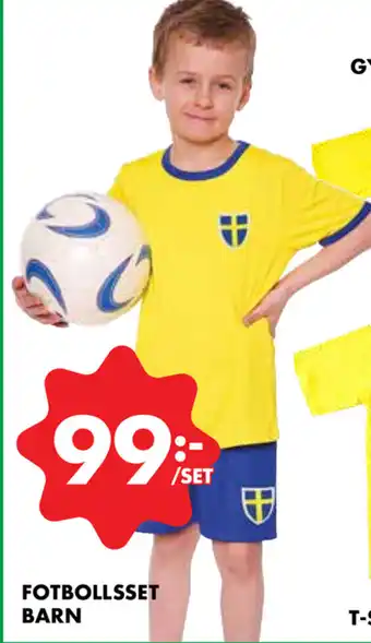ÖoB Fotbollsset barn erbjuda