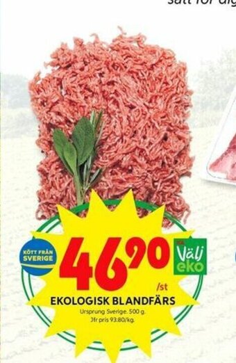 ICA Kvantum Ekologisk blandfärs erbjuda