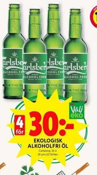 ICA Kvantum Ekologisk alkoholfri öl erbjuda